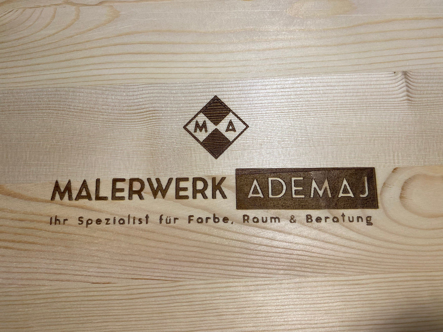 3er Holzkiste mit Laser-Gravur