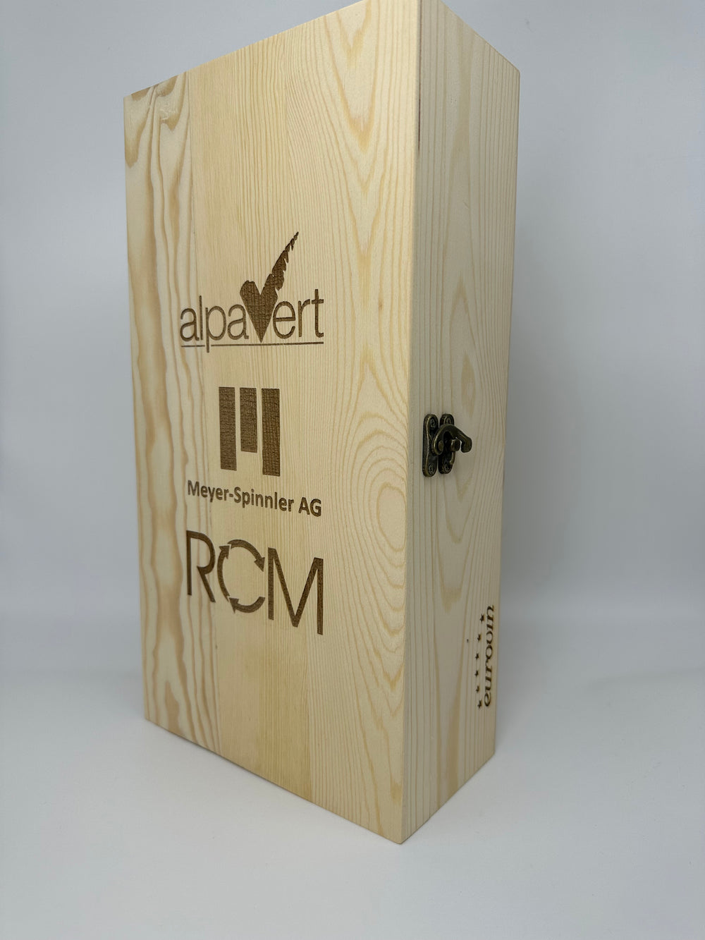 3er Holzkiste mit Laser-Gravur