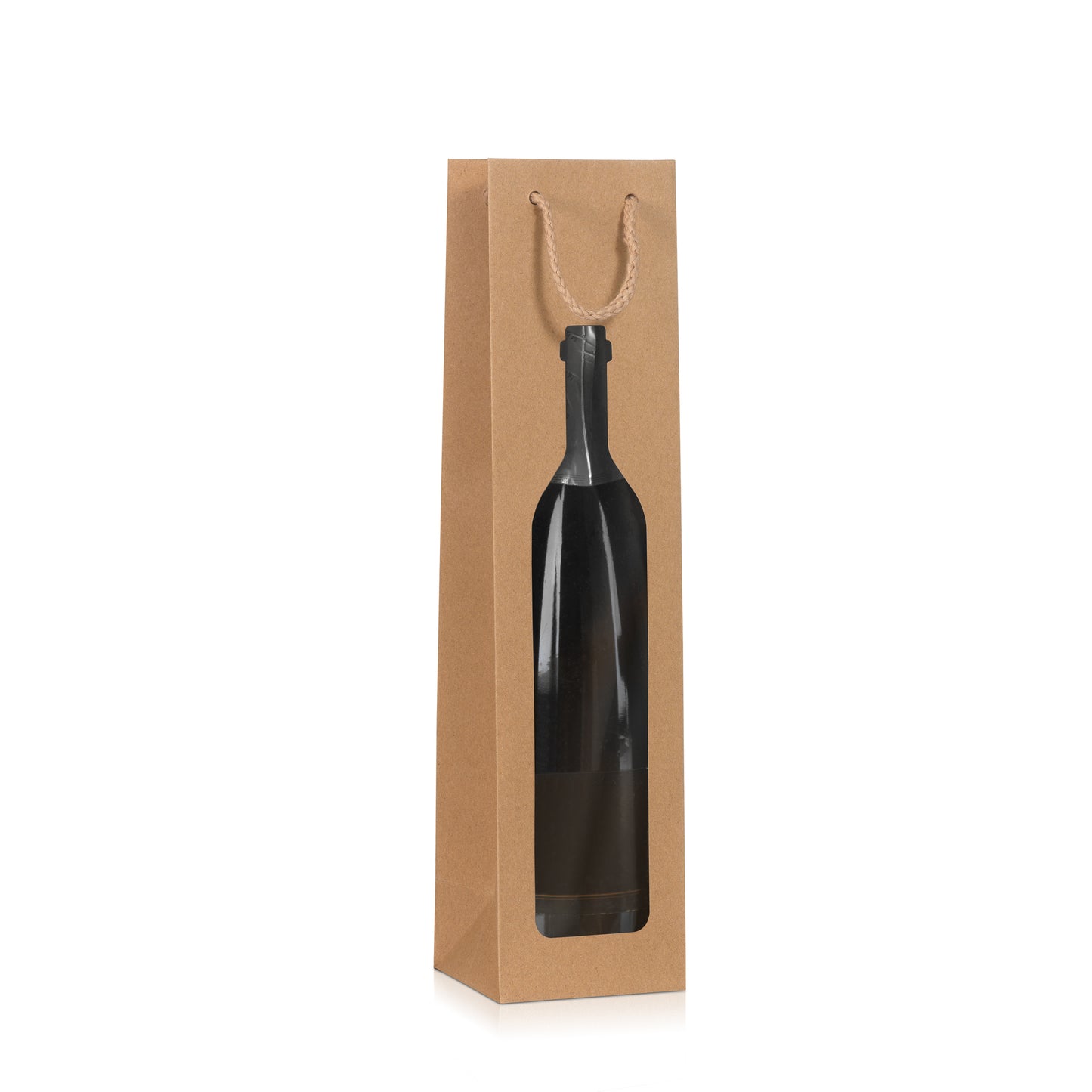 Wein Tragetasche für 1 Flasche ''Braun''