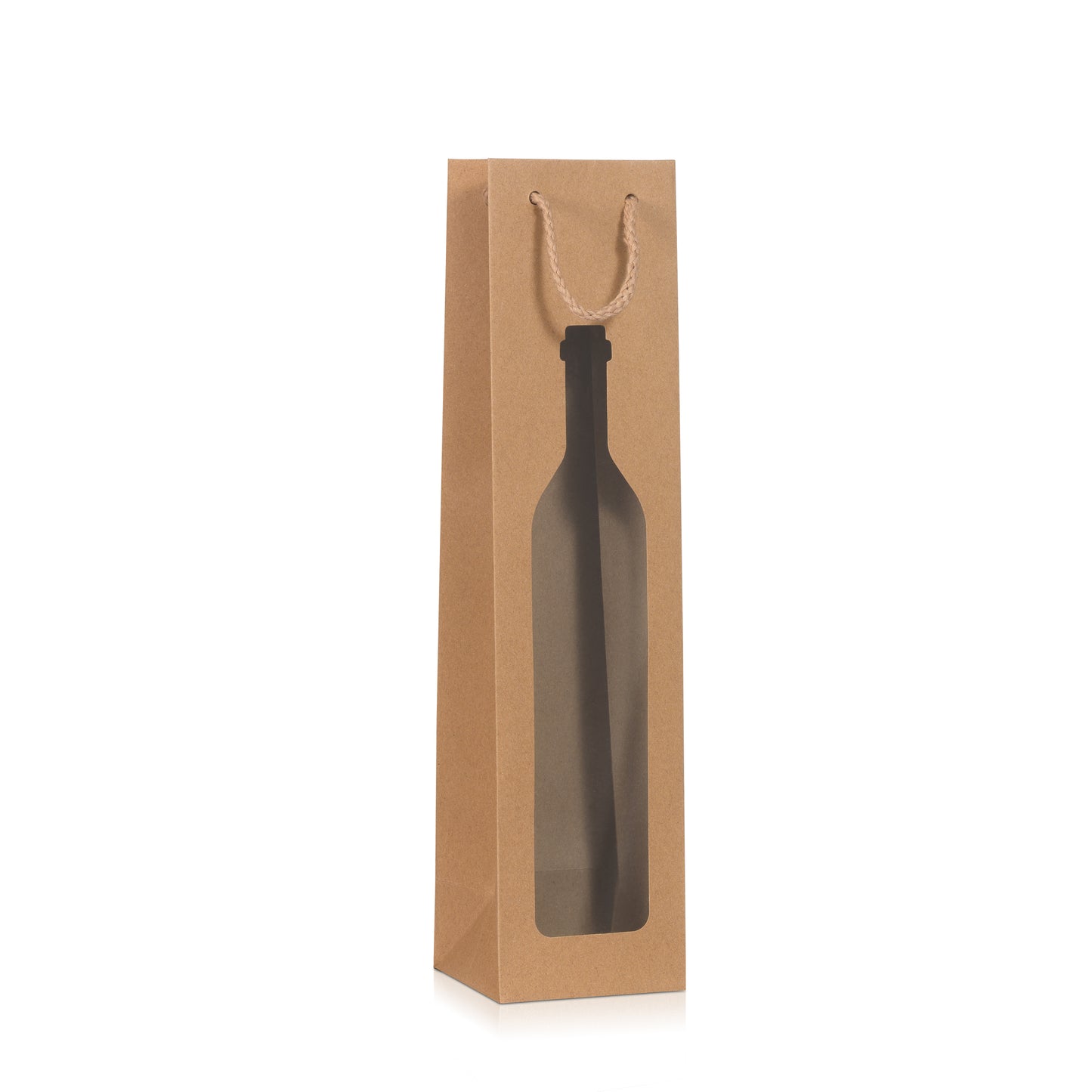 Wein Tragetasche für 1 Flasche ''Braun''