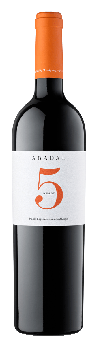 Abadal CINC 5 Merlot Cinc, Pla De Bages Do